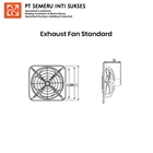 Exhaust Fan Standard SPECTEK - Kipas Exhaust 3