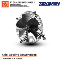 Axial Cooling Blower Fan Black