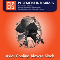 Axial Cooling Blower Fan Hitam