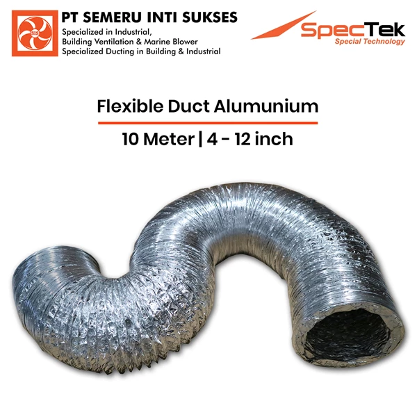 Flexible Ducting Alumunium SPECTEK 10M