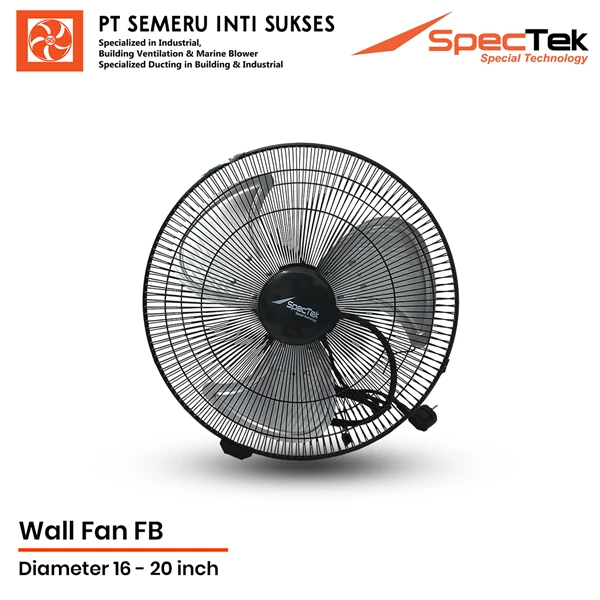 Industrial Fan Wall Fan SPECTEK Wall Fan