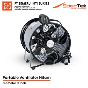 SPECTEK Portable Ventilator Blower Fan Hitam